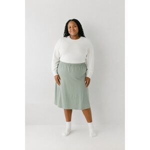 The Main Street Exchange Zoey Skort Soft Sage Green Activewear Skirt Size 2X